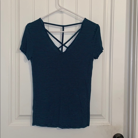 Green striped shirt - Picture 1 of 3